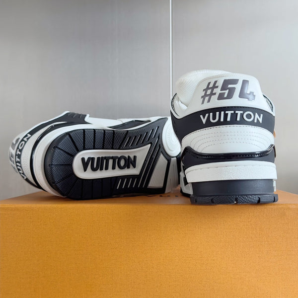 LV Trainer Sneaker 30mm White Mix Black Cowhide
