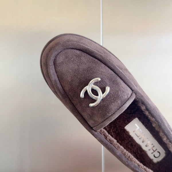 CC Moccasins 15mm Light Purple Suede