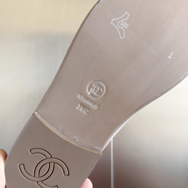 Mocassini CC 15mm in pelle scamosciata grigia