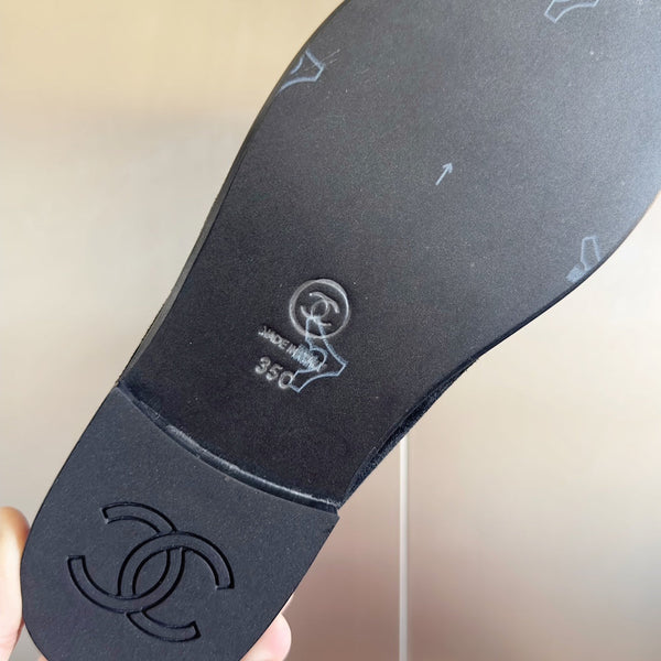 Mocassini CC 15mm in pelle scamosciata nera