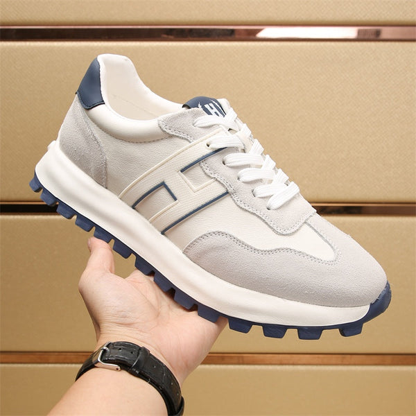 Sneaker da uomo HM in pelle scamosciata e montone 545719