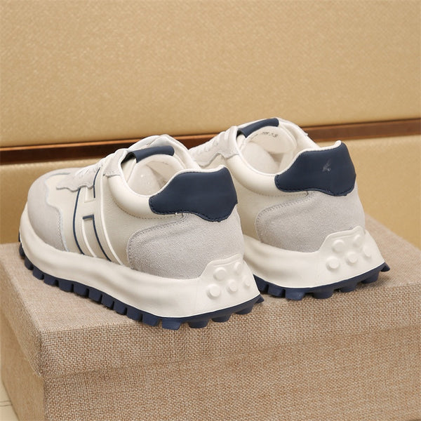 Sneaker da uomo HM in pelle scamosciata e montone 545719