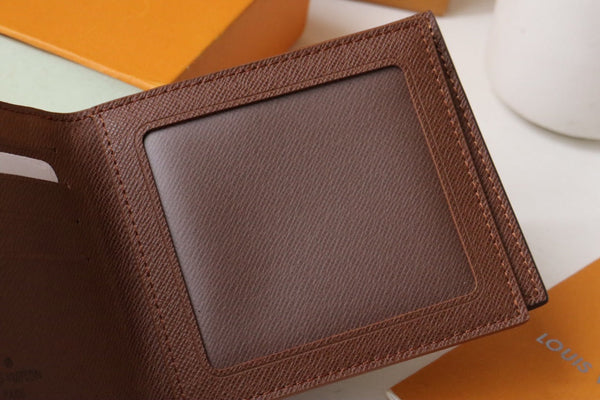 LV M60053 Amerigo Wallet Brown Monogram Canvas 224129
