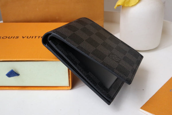 LV N60053 AMERIGO WALLET Damier Graphite Canvas 224130
