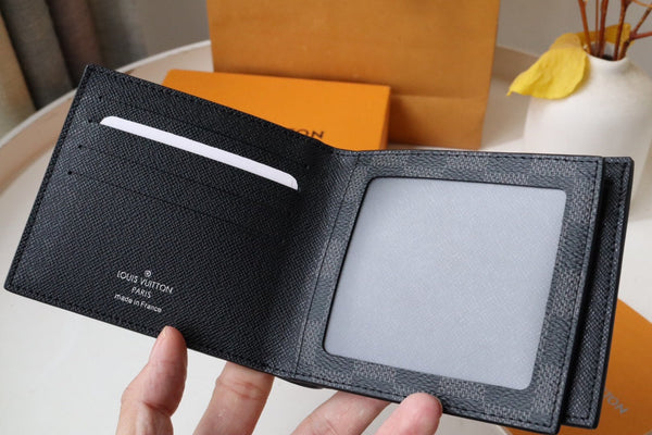 LV N60053 AMERIGO WALLET Damier Graphite Canvas 224130