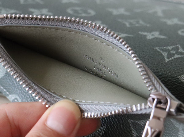 LV M11544 Gaston Wearable Wallet Elegant Green Monogram Canvas 224247