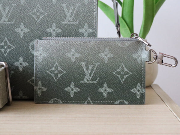 LV M11544 Gaston Wearable Wallet Elegant Green Monogram Canvas 224247