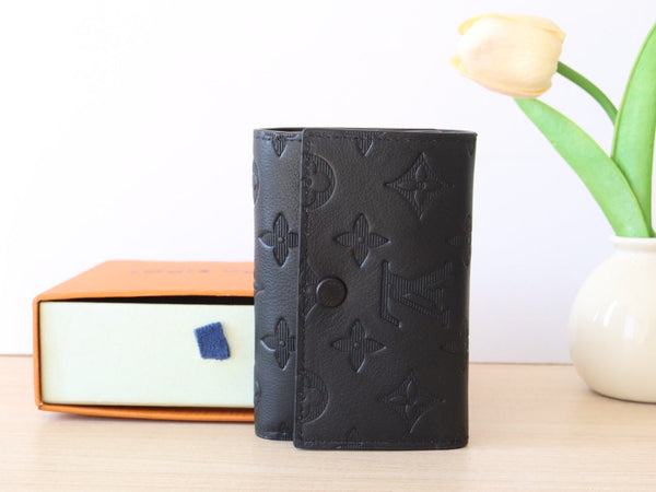 LV M12635 Victor Gaston Wallet Black Cowhide 234377