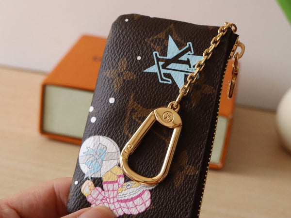 LV M12229 Key Pouch Azur Frost Monogram Canvas 224253