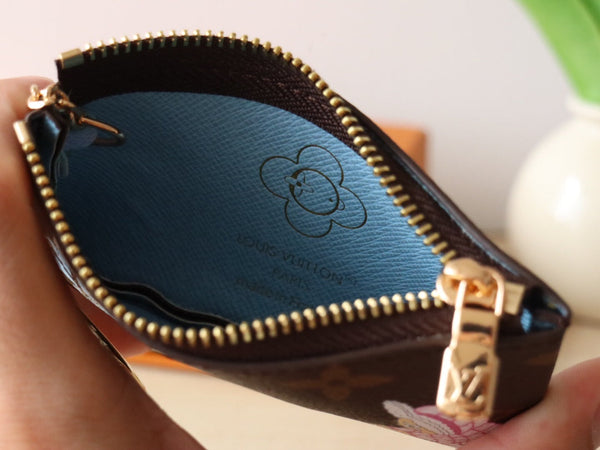 LV M12229 Key Pouch Azur Frost Monogram Canvas 224253