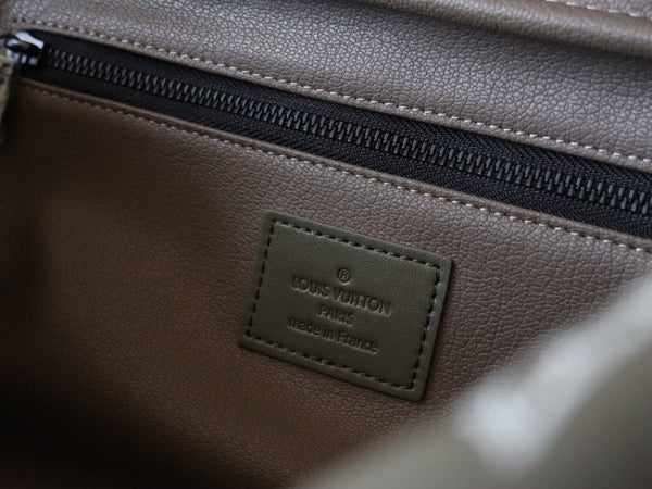 LV Dopp Kit Toiletry Bag Anthracite Grey Monogram Cowhide 224279