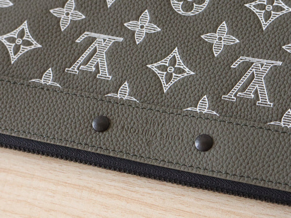 LV Pochette Voyage Anthracite Grey Monogram Cowhide 224278