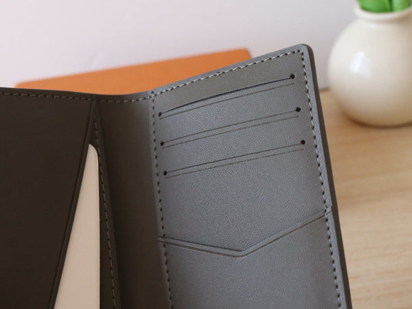 LV Pocket Organizer Wallet Anthracite Grey Monogram Cowhide 224281