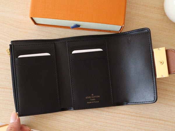 LV Dauphine Compact Wallet Monogram & Monogram Reverse Canvas 224221