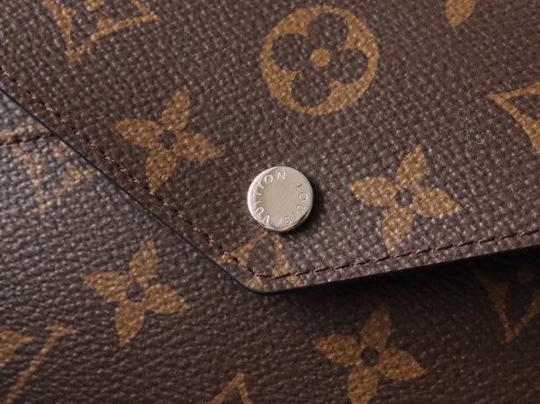 LV M12359 Kirigami Organizer Wallet Gaston Blue Cowhide 247859