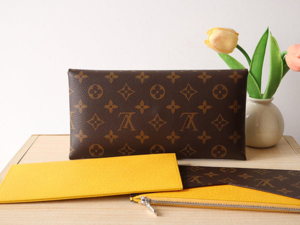 LV M12359 Kirigami Organizer Wallet Safran Yellow Cowhide 247861