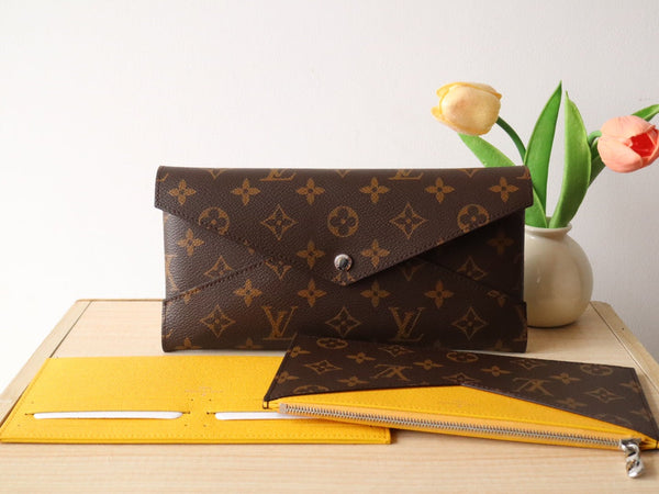 LV M12359 Kirigami Organizer Wallet Safran Yellow Cowhide 247861