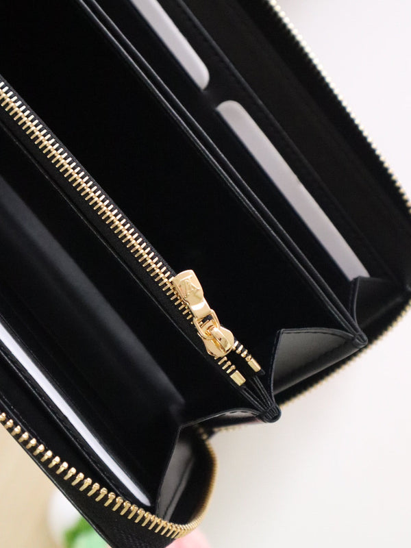 LV × TM Zippy Wallet 19.5cm Multicolor Monogram Embossed Lambskin GHW