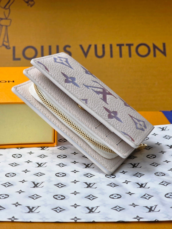 LV M25595 Cléa Wallet Dream Beige Embossed Grained Cowhide - Light GHW