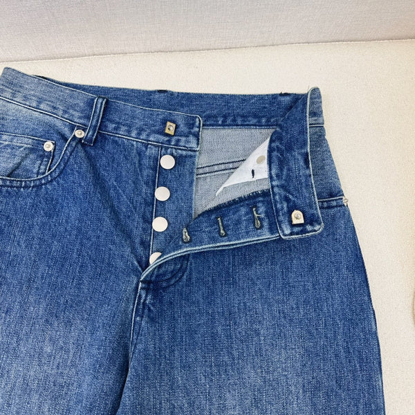 CD 25 Straight Jeans Blue Cotton 591803