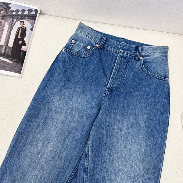 CD 25 Straight Jeans Blue Cotton 591803