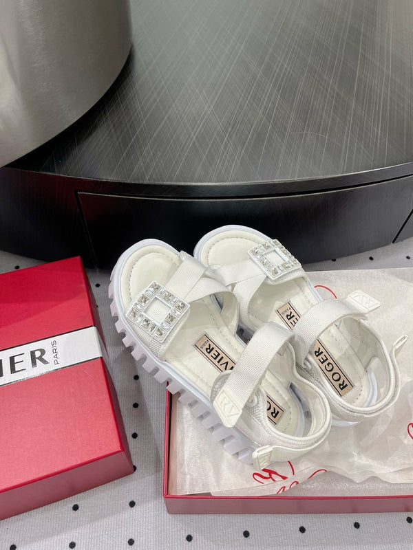 Viv Comfort Sandals White Sheepskin 295953