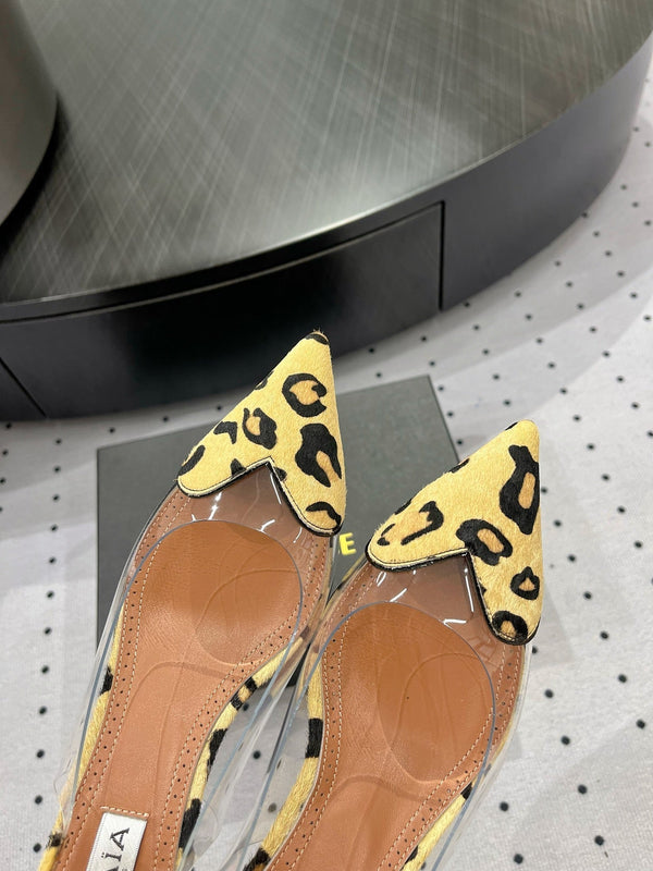 Alaila Le Cœur Slingbacks 60mm In Light Yellow Glossy Lambskin 954831