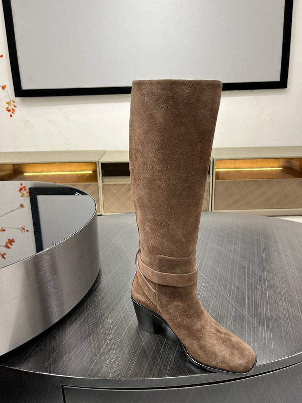 HM Justine 60 Boot Earth Brown Suede 954917