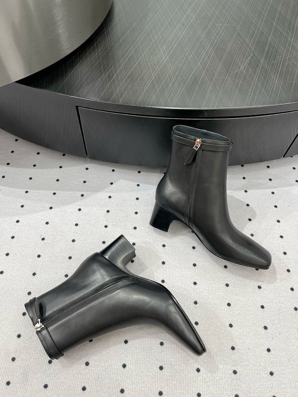 HM Hommage Ankle Boot 50mm Black Cowhide 954735