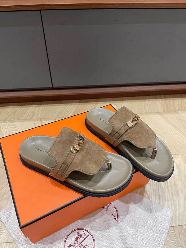 HM 25 Empire Sandal Calfskin and Suede 245689