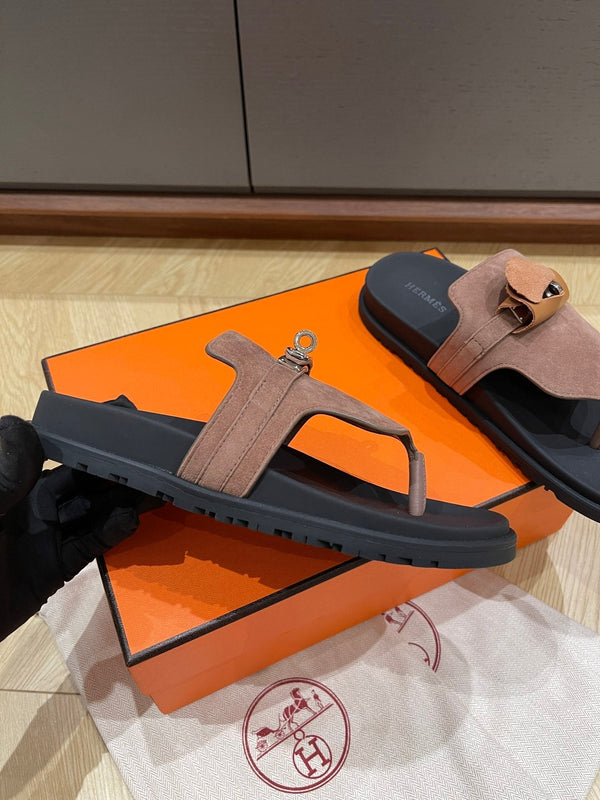 HM 25 Empire Sandal Calfskin and Suede 245689