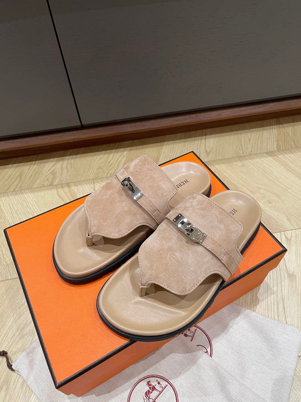 HM 25 Empire Sandal Calfskin and Suede 245689