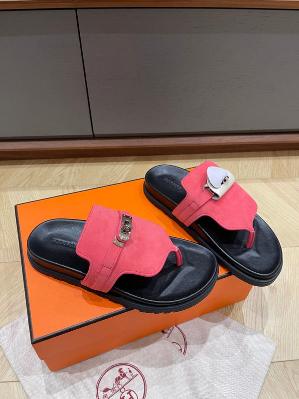 HM 25 Empire Sandal Calfskin and Suede 245689