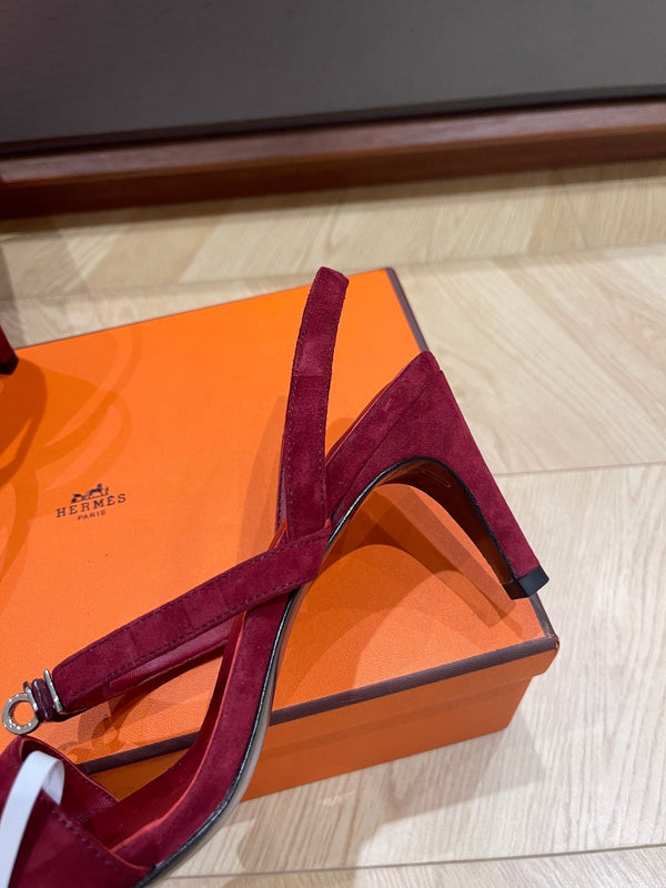 GLAMOUR 75 SANDAL MULBERRY SUEDE