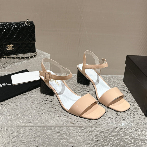 sandalo slingback 60 bianco beige pelle di vitello verniciata