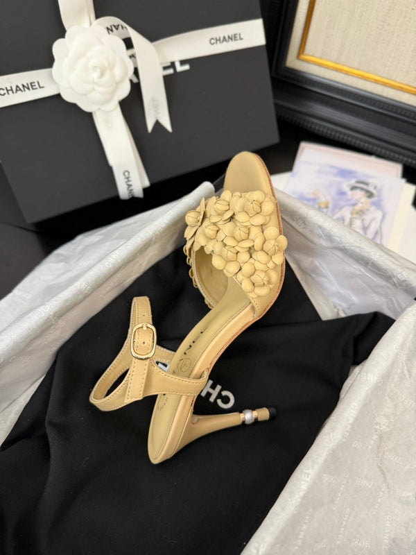 CC 25 Slingback Beige Lambskin 233400