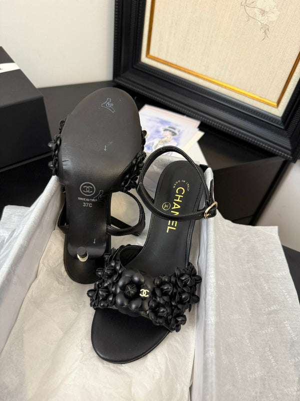 CC 25 Slingback Black Lambskin 233403