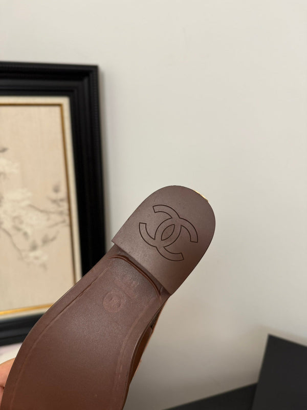 CC 25S Slingback Loafer Chocolate Calfskin