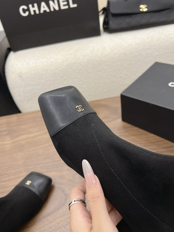 CC 26s Oxford Boots 5.5cm Black Suede 909941