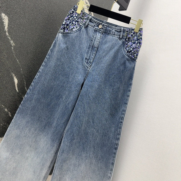 Pantaloni CC 25 in cotone blu