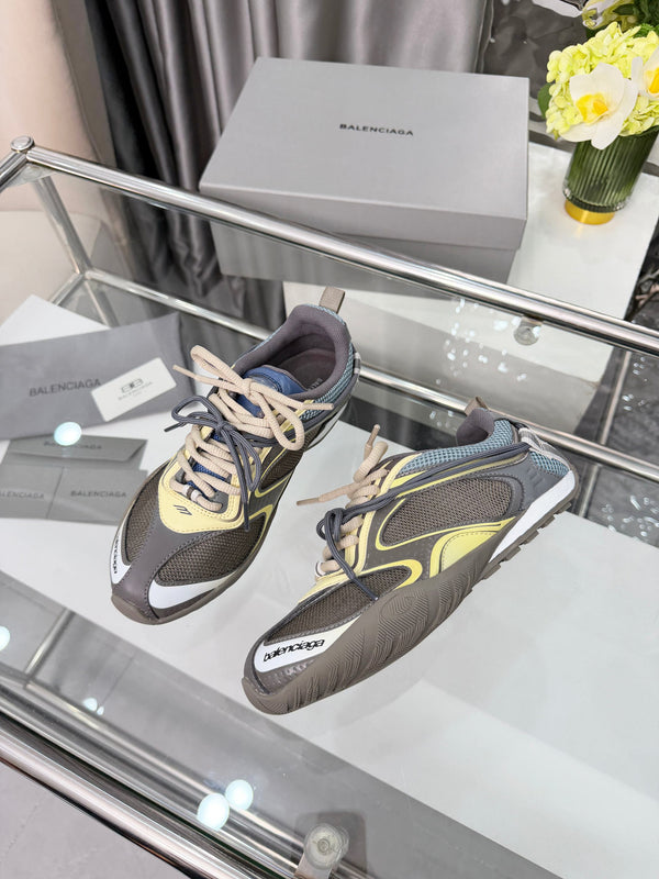 Balenciaga Baskets Monday Jaune Olive Maille TPU 714948