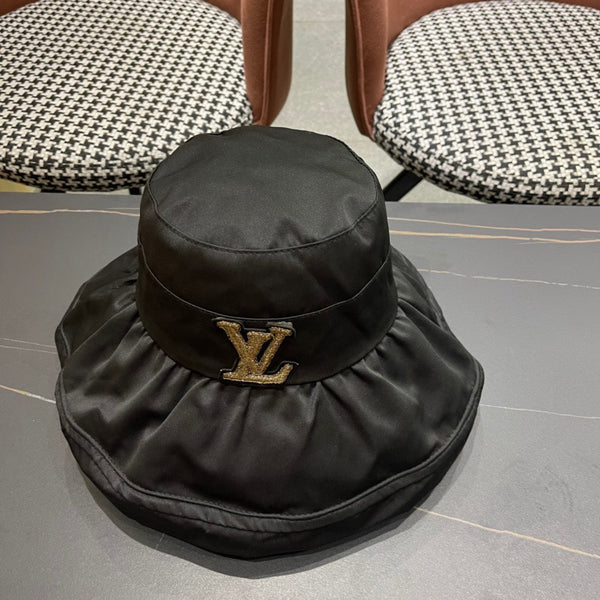 BUCKET HAT IN BLACK COTTON 404526