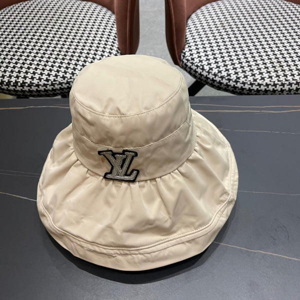 BUCKET HAT IN COSMIC LATTE BEIGE COTTON 404528