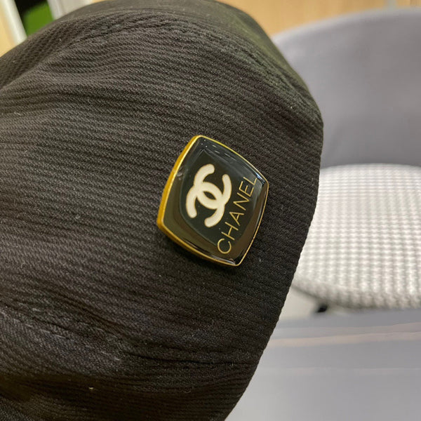 CAPPELLO BASCO IN VELLUTO A COSTE NERO 429844