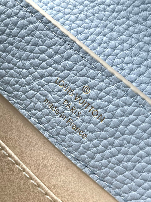 CAPUCINES MINI 21 IN BLU CANDY CON FERRAMENTA IN ORO TAURILLON