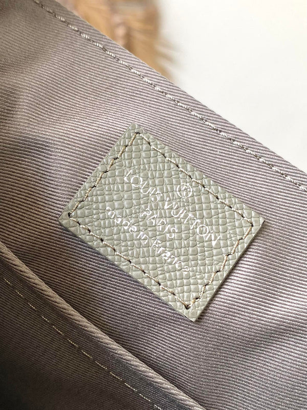 DISTRICT PM 26 IN PELLE DI VITELLO VERDE KHAKI