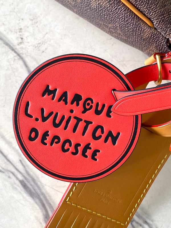 POCHETTE ACCESSORIO XL 28 IN TELA MONOGRAM DUST MARRONE