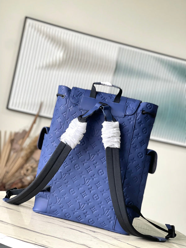 CHRISTOPHER MM 44 IN TAURILLON BLU ZAFFIRO