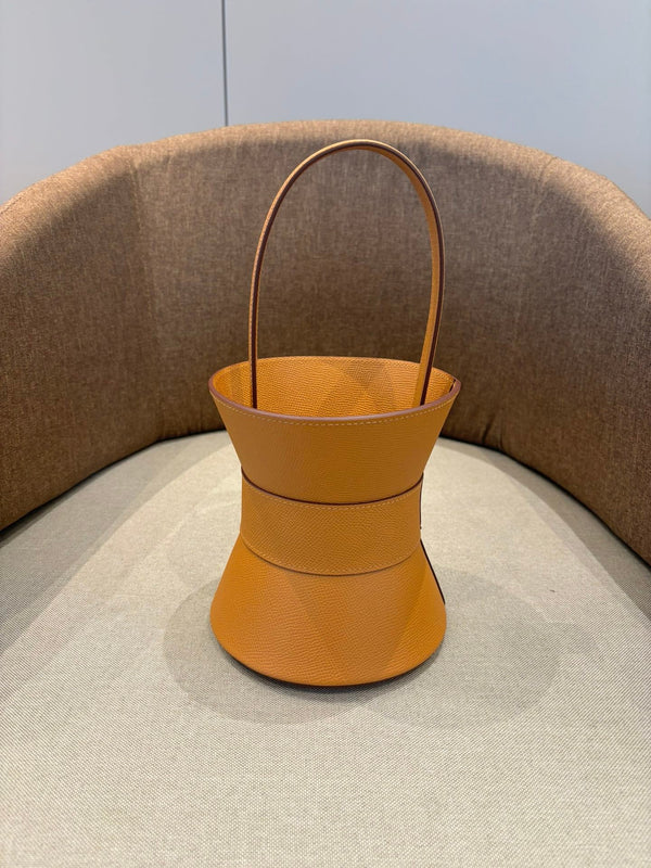 HM Mini Medor Bag Orange Epsom Calfskin 269887