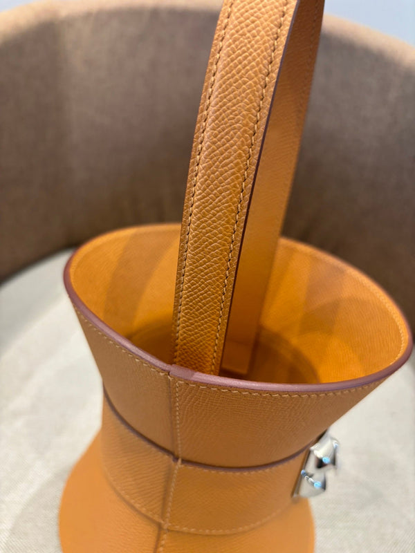 HM Mini Medor Bag Orange Epsom Calfskin 269887